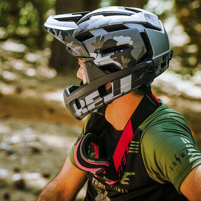 Bell Super Air R Spherical helmet in action